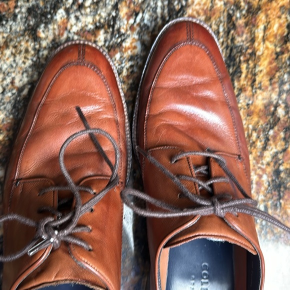 Cole Haan Walnut Leather Grand OS Lenox Hill Apron Split Toe - Picture 3 of 10
